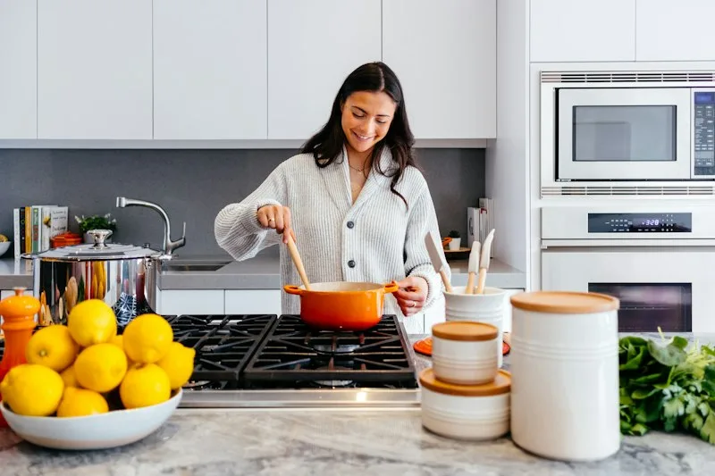 Modern kitchen with repaired appliances in Hurst Texas